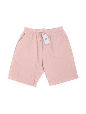 NWT | Men's Pastel Pink Elastic Drawstring Casual Shorts Back Pocket | Medium